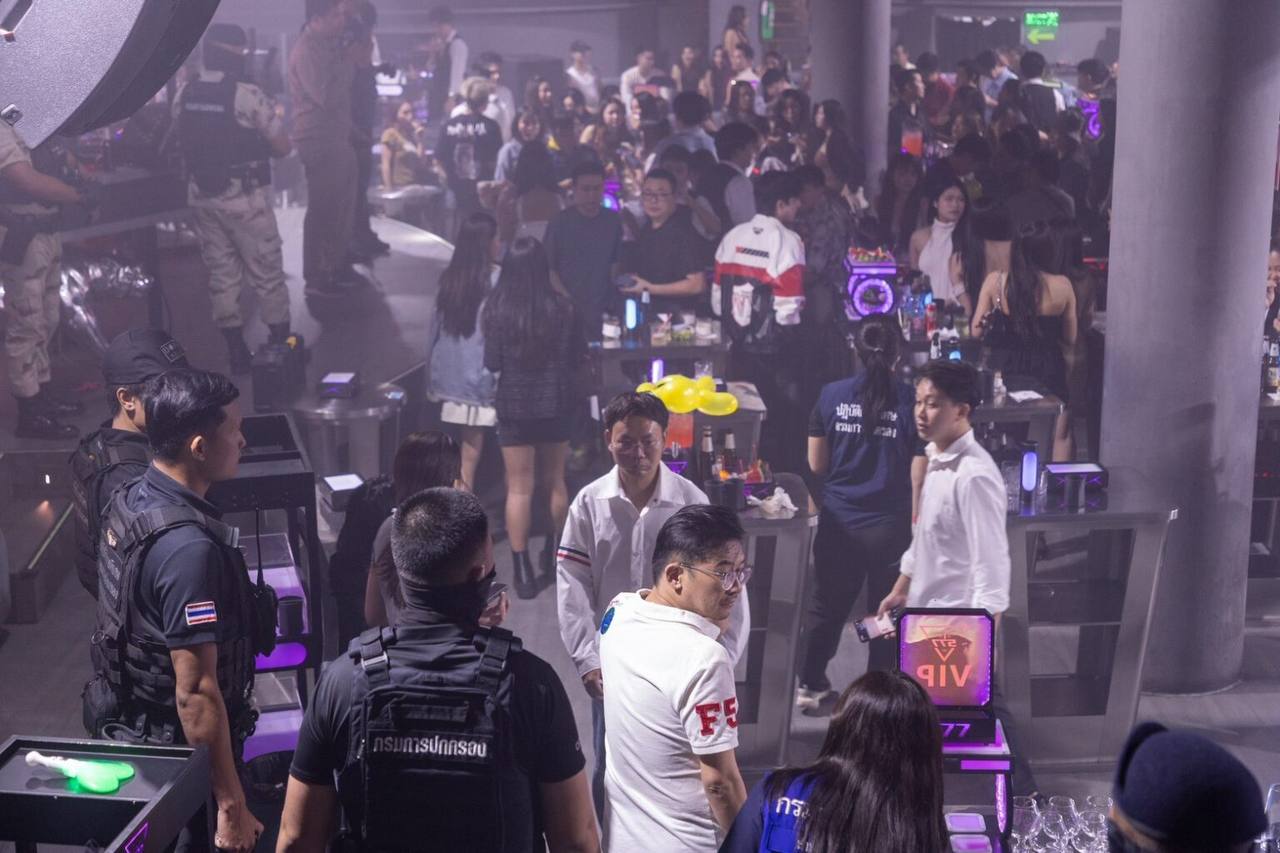 🇹🇭 曼谷辉煌区577 Club知名夜店遭突击检查！涉嫌非法经营、中资代持、毒品、资金流问题
